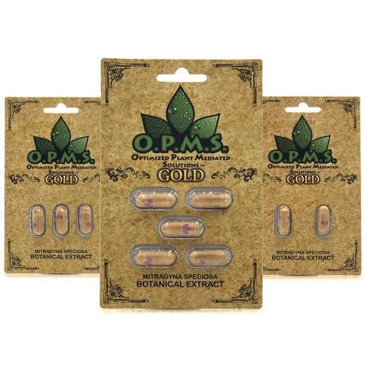 OPMS Gold Kratom Extract Capsules