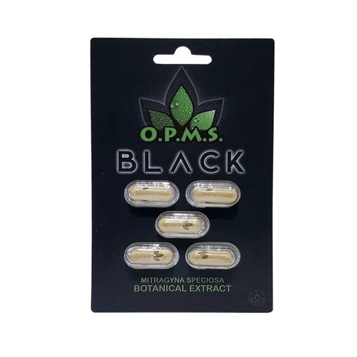 OPMS Black Kratom Extract Capsules
